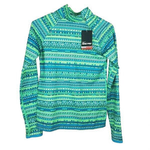 Girls' Nike Pro HYPERWARM SERIES Green New Training Long Sleeve SZ XL Extra Larg